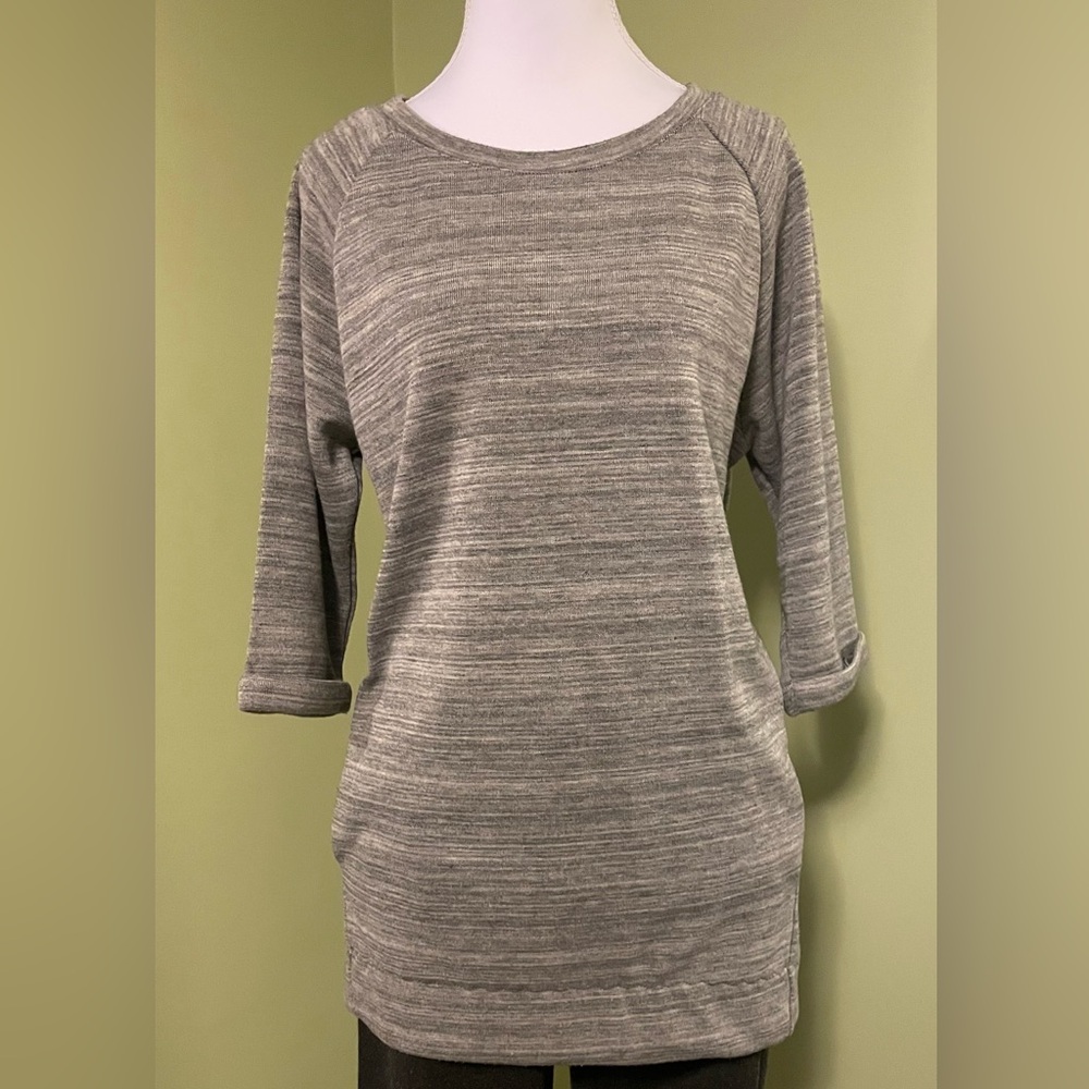 One Clothing Gray Knit Tunic with pockets